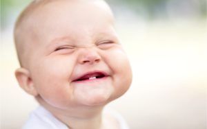 baby smiling